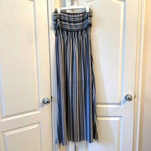 Strapless maxi dress
